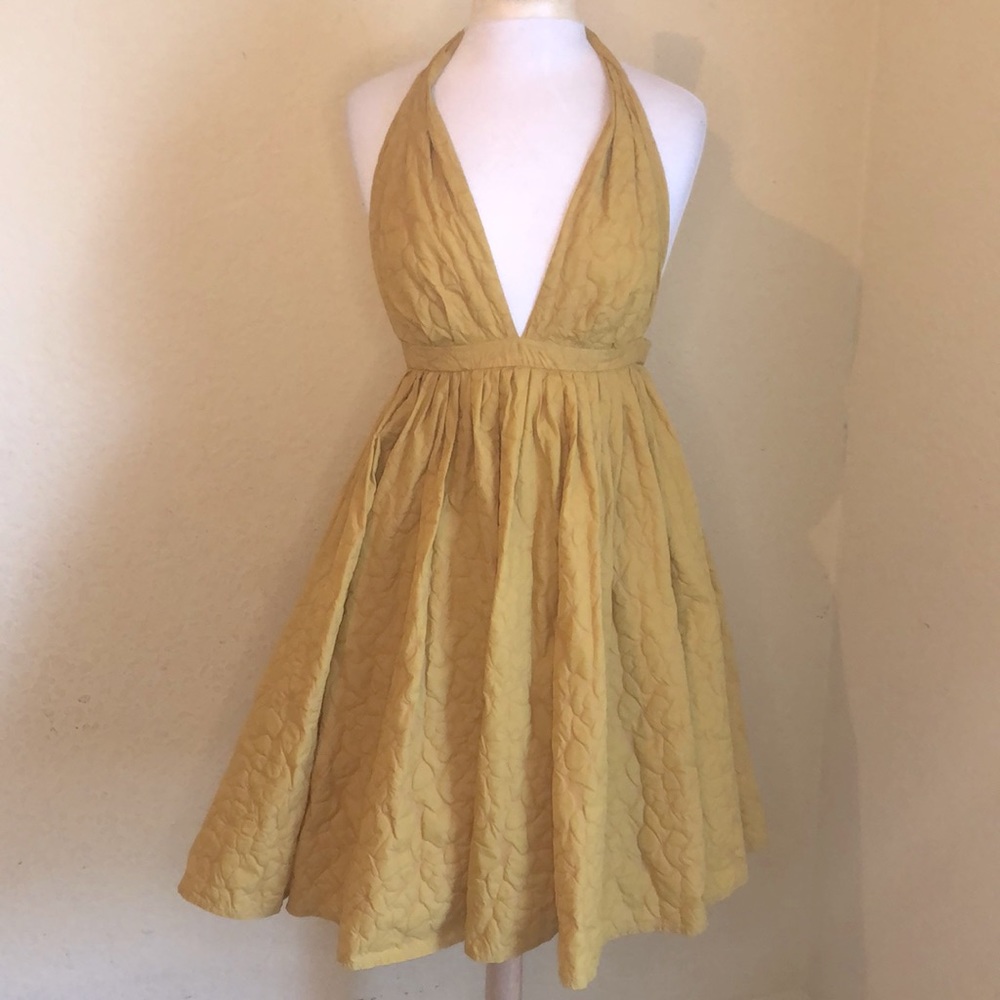 Jean Paul Gaultier  Mustard Alter Top Dress, Size M